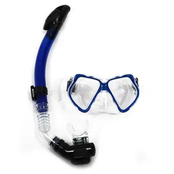 

Dive Diving Mask Goggles Dry Snorkel Combo Set Swimming Scuba Snorkeling Gear