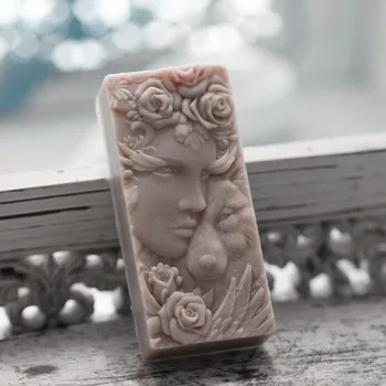 

Great-Mold Man Wolf Bar Soap Mold Silicone Mold Decorating Chocolate Cake Molds Craft Mould