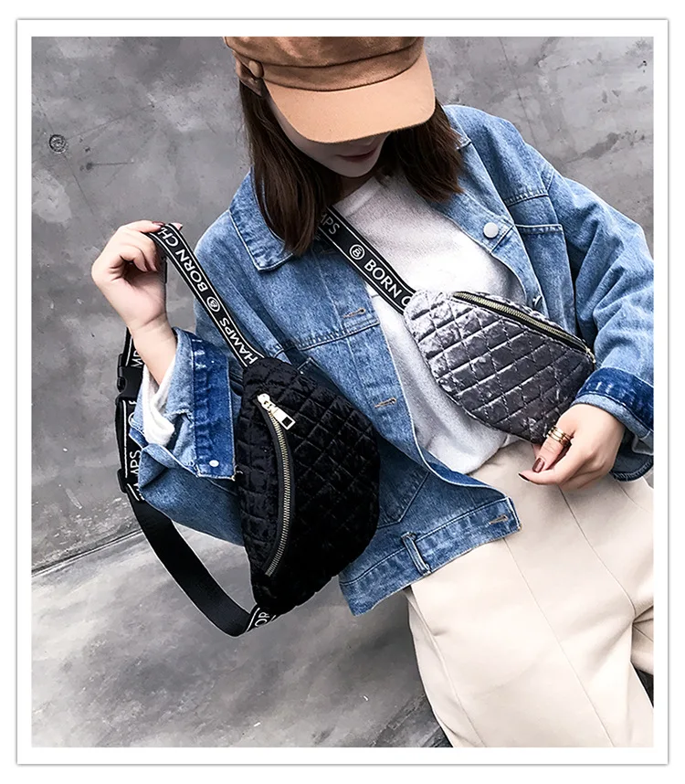 2019 новая стильная модная нагрудная сумка в Корейском стиле, Женская универсальная сумка на плечо, модный кошелек в ромбовидном стиле
