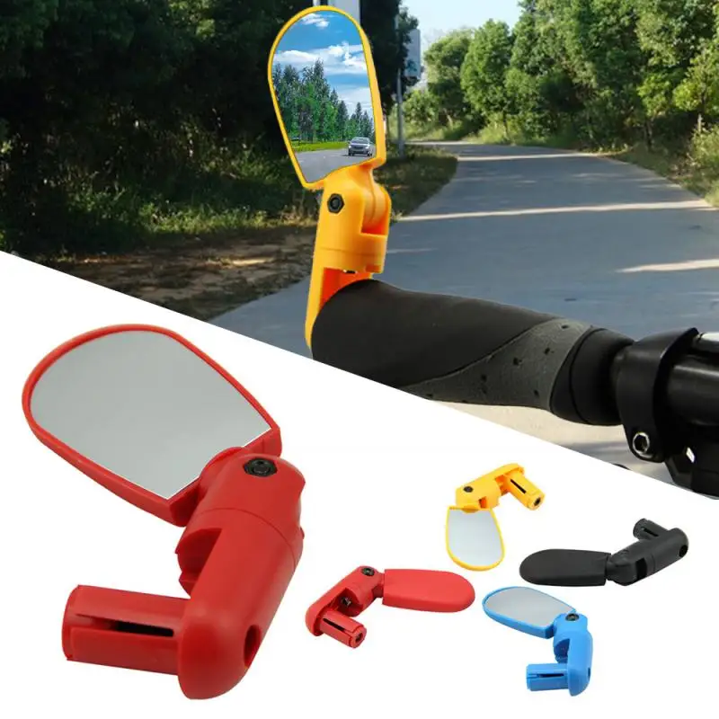 

Bike Rearview Mirror Bicycle Accessories Cycling Road Mountain Bike Handlebar Wide Angle Rear Rotate View Mirrors
