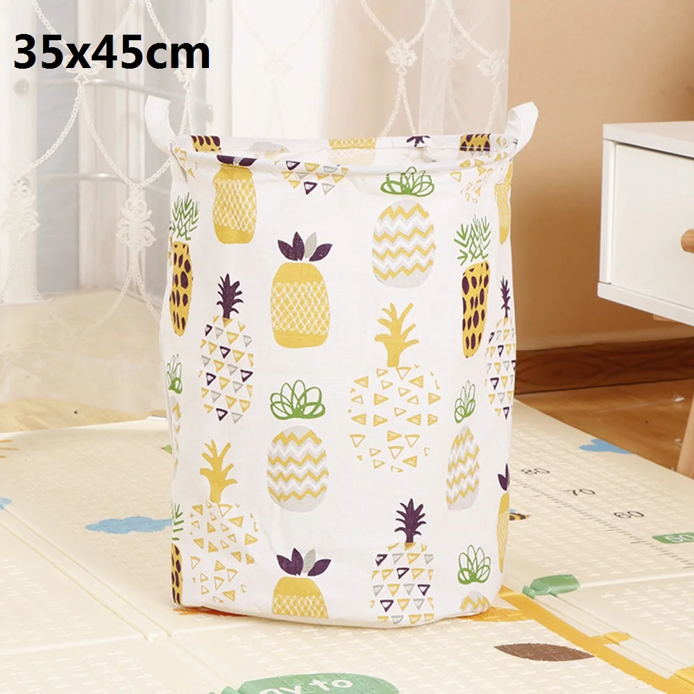 B12 35x45cm Большая емкость корзина для белья корзина для хранения грязной одежды корзина для хранения Складная корзина для хранения игрушек корзина для хранения одежды с ручками - Цвет: B12 35x45cm