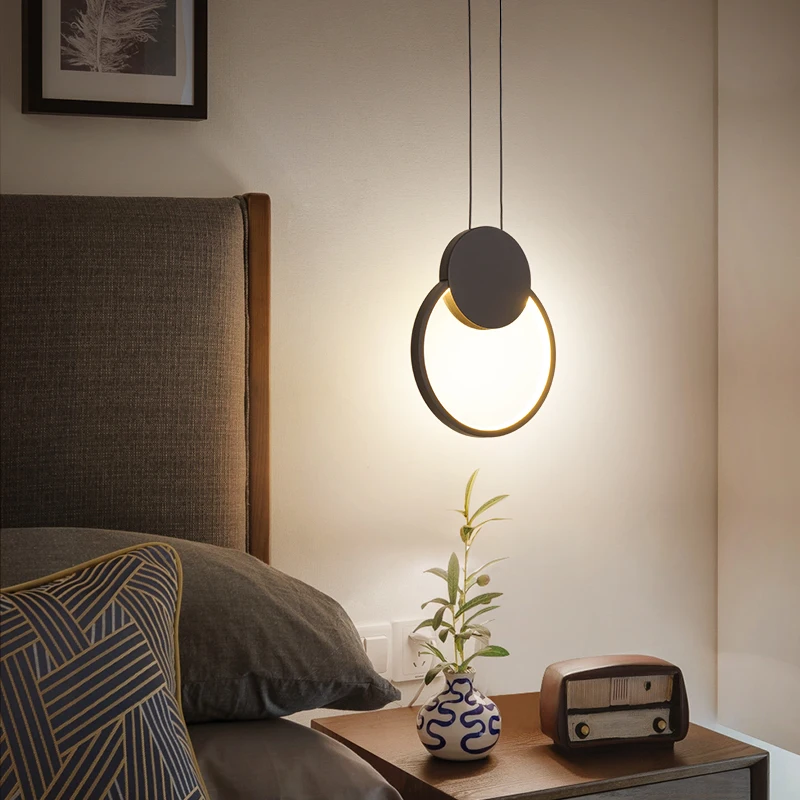 

of a bed bedroom single head geometry led sitting room lamps and lanterns of postmodern contracted restaurant bar lamp