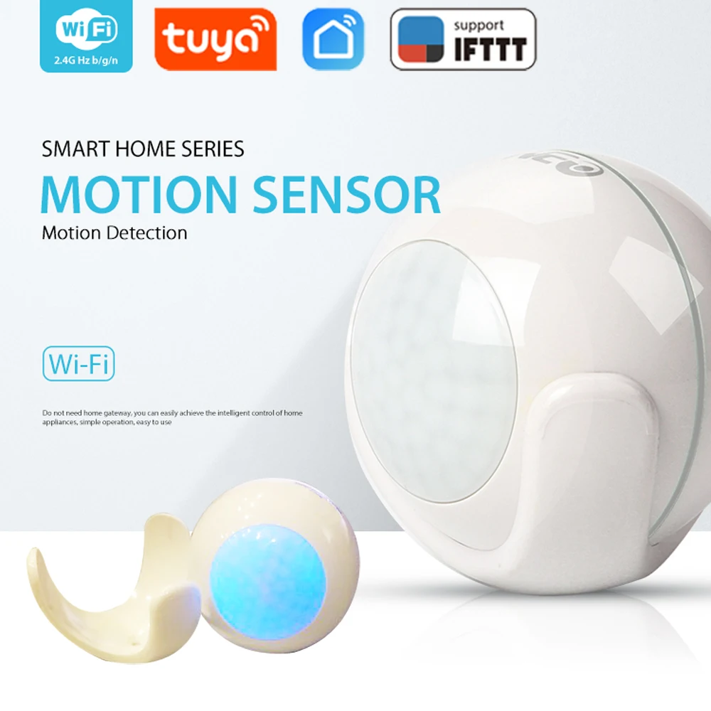 Tonbux WiFi, умный PIR датчик движения, сигнализация, инфракрасный домашний дектектор, система Smart Life с голосовым управлением, домашний пульт дистанционного управления