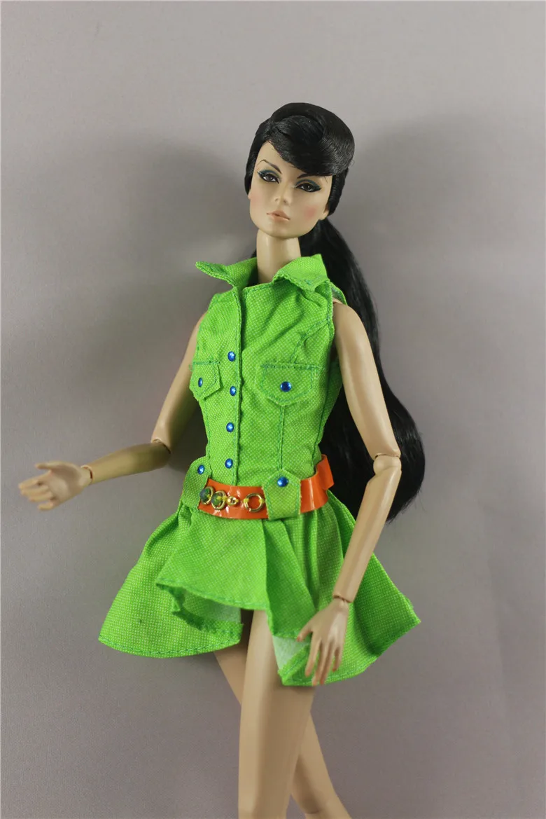 Новые стили одежды куклы игрушки платье юбки пальто брюки для fr BB 1:6 куклы A176