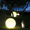 Rechargeable Outdoor LED Luminous Ball Light 16 Colors Illumination Garden Swimming Pool Pathway Patio Waterproof Lawn Lamp 3