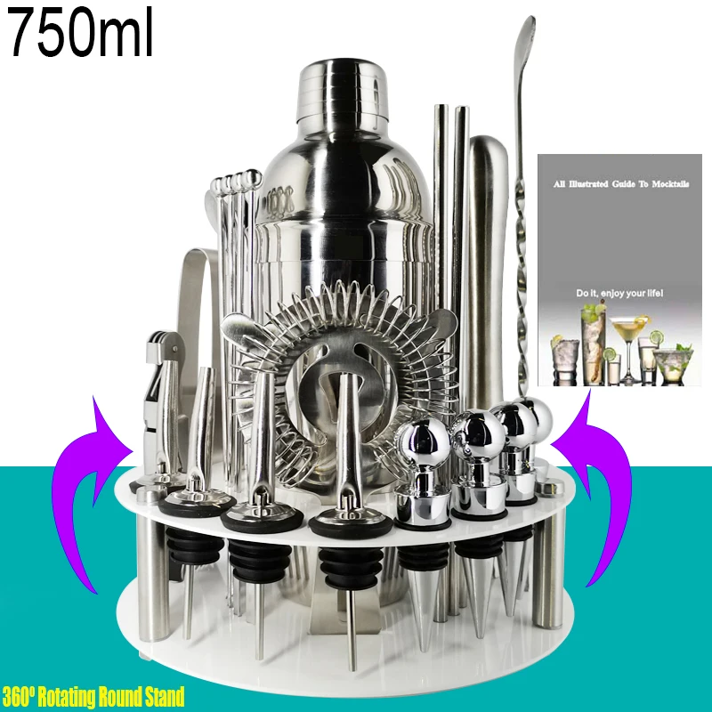 28Pc 750ml W Stand