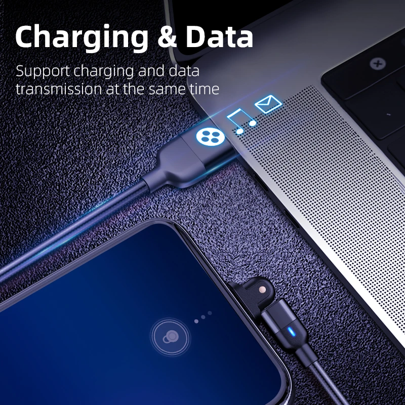 SUNPHG 180 градусов Micro USB кабель для Xiaomi Redmi Samsung Huawei Дата телефона Android кабель|Кабели