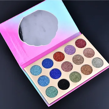 

15 Colors Diamond Glitter Eyeshadow Makeup Palette Easy To Wear Professional Eye Shadow Powder Make Up Pigments