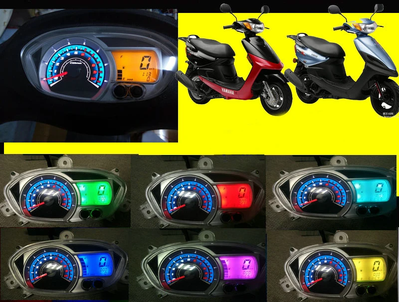 Цифровой Мотоцикл одометр JOG 100 куб. См для YAMAHA GY6 Honda тахометр датчик спидометр