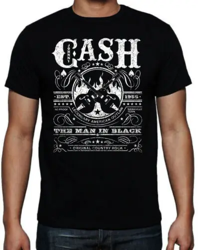 Johnny Cash The Man In Black Classic Country Music New Mens T Shirt Johnny Cash The Man In Black Classic Country Music New Mens T Shirt