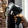 110V 220V Electric Barbecue Meat Slicer Kebab Slicer Doner Knife with 2 blades Gyro Knife For shawarma Roast meat cutter machine 2