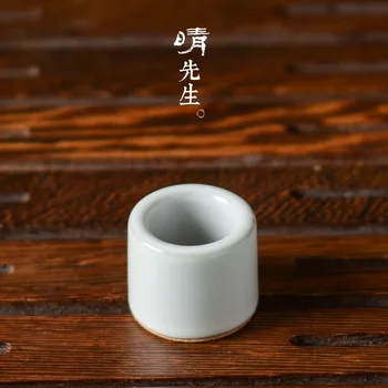 

Ru Manual Ceramics Pot Lid Support Jindezhen Ceramics Cover Place Kung Fu Tea Have Tea Ceremony Spare Parts Bracket Cover