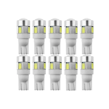 

10x T10 W5W Car LED Bulb Interior Light 12V Auto Signal License Plate Dome Reading Trunk Lamp Luggae Motorcycle/Car styling