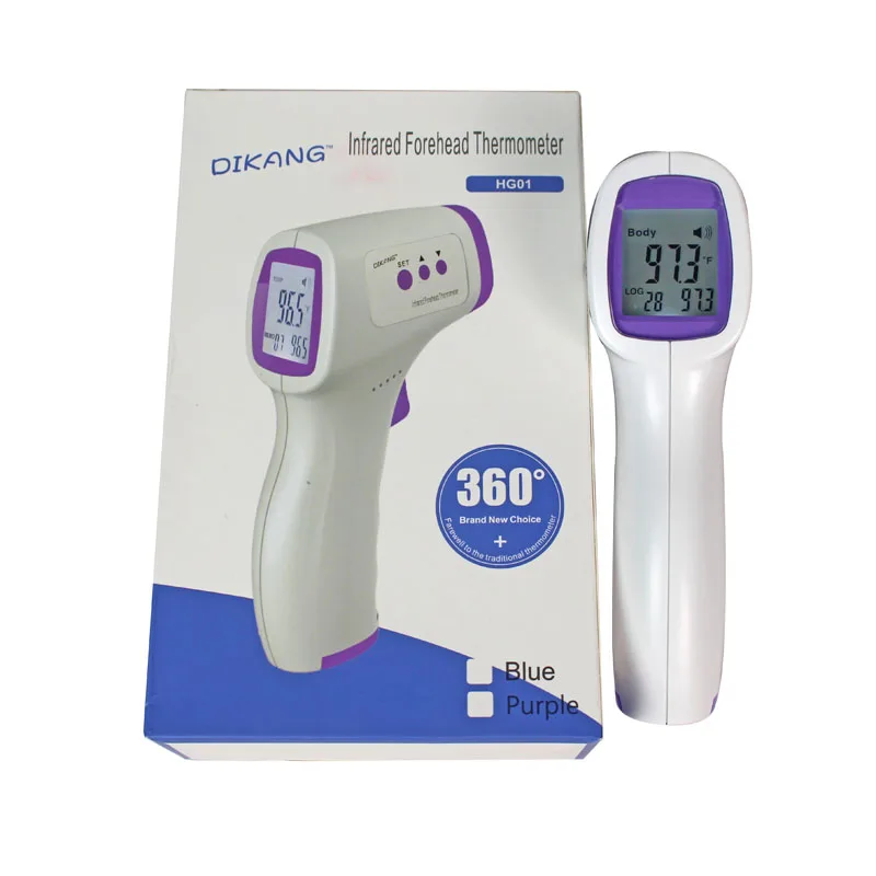 

HG01 Handheld IR Temperature Gun Thermometer Forehead Baby Body Non Contact Digital Medical Infrared Thermometer
