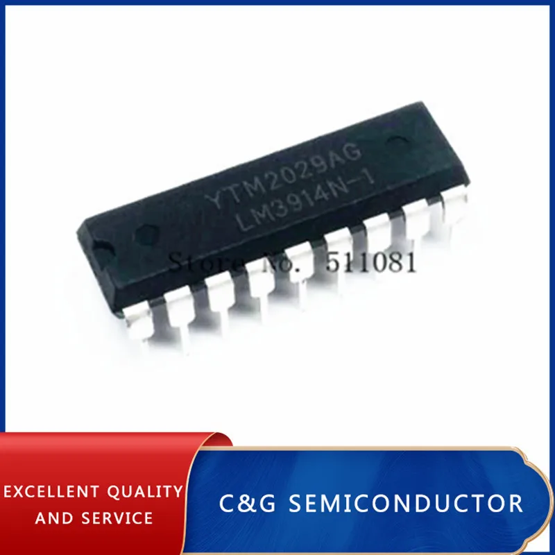 10 шт. LM3914 LM3914N-1 DIP-18 | Электронные компоненты и принадлежности