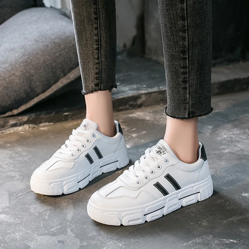 Women's Sneakers Walking Shoes Slimming Platform Shoes Women's Fitness Women's Shoes Fall Transport Height Increase Swing Shoes