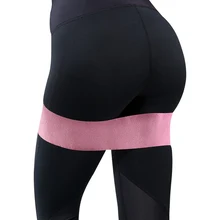 1pcs Hip Resistance Band Stretch Strap Cotton Elastic Anti Slip Belts Yoga Stretching Training Accessories