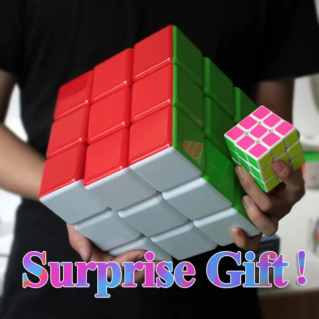 Hot Selling 3x3x3 Cube 18cm Super Big 9cm 7cm 6cm Magic Puzzle 3x3 Cubo magico Professional Educational Toy for kid best gift 2