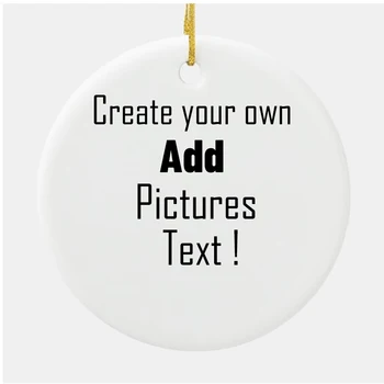 

Home Deco Christmas Gift Ceramic Ornament Pendants Cavalier King Charles Spaniel Parting Wedding Decor Customize DIY Photo Name