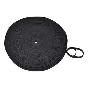 

uxcell 1 Roll Reusable Cable Ties, Hook and Loop Cord Strap, 27 Yard X 0.4 Inch Black for TV cables, Microphone