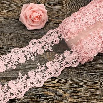 

Wedding Decoration White Black Lace Trim Gift Packing Ribbon Embroidered Lace Trim DIY Crafts Fabric Festive Party Supplies