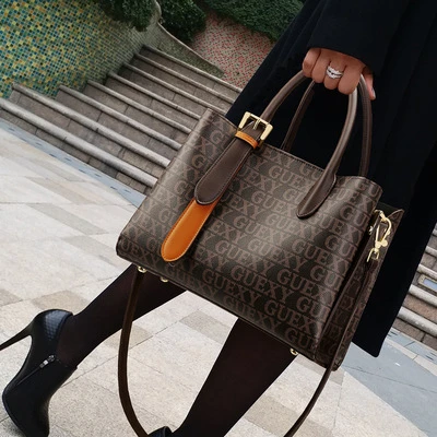 Brand New Fashion Woman Luxury Handbag Large Capacity Composite Bag Ladies Leather  Shoulder Messenger Bag Totes Purse 2022 - AliExpress