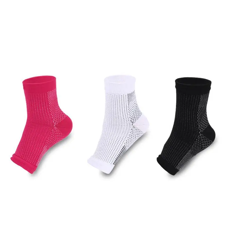 

Men Foot Angel Compression Foot Sleeve Foot Support Sports Socks Outdoor Anti Fatigue Unisex Ankle Brace Socks