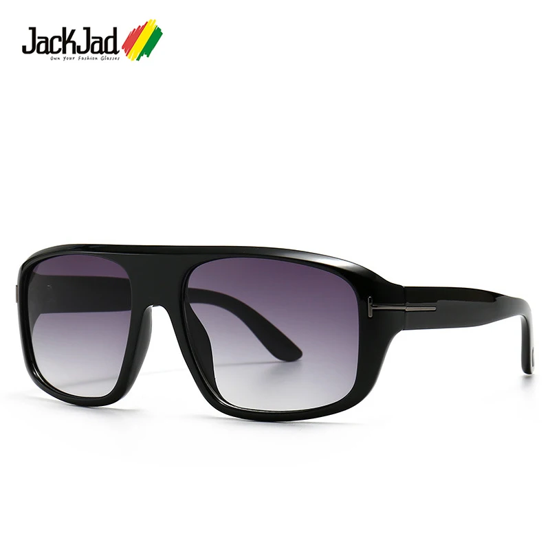 Jackjad 2020 Fashion Vintage Duke Style Shiled Gradient Sunglasses Men