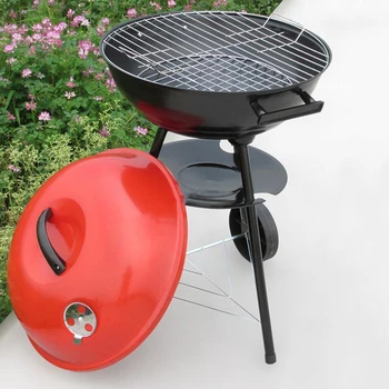 

BBQ Charcoal Grill, Outdoor 17-Inch Portable Kettle Barbecue Grill with Stand, Heat Control,Camping Patio Backyard Picnic