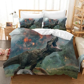 

Dinosaur Jurassic World 3d Bedding Set Duvet Covers Set Pillowcases Dinosaur Comforter Bedding Sets Bedclothes Bed Linen Bed Set