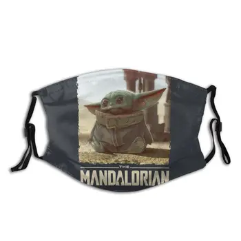 

Star Wars Baby Yoda Reusable Face Mask Printed The Child Dustproof Mask Protection Cover Respirator Mouth Muffle