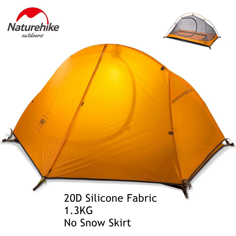 Туристический рюкзак Naturehike 20D/210T для 1 человека 4 сезона Сверхлегкий двухслойный