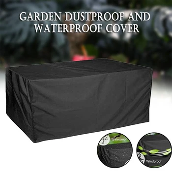 

Newly Patio Furniture Cover Outdoor Table and Chair Cover Heavy Duty Oxford Fabric Garden Furniture Covers BN99