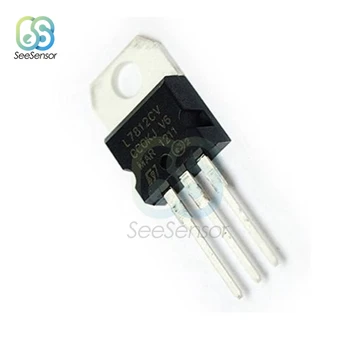 

5Pcs/lot L7812CV TO-220 L7812 LM7812 7812 Positive-Voltage Regulators IC 12V 1.5A TO-220 Transistor