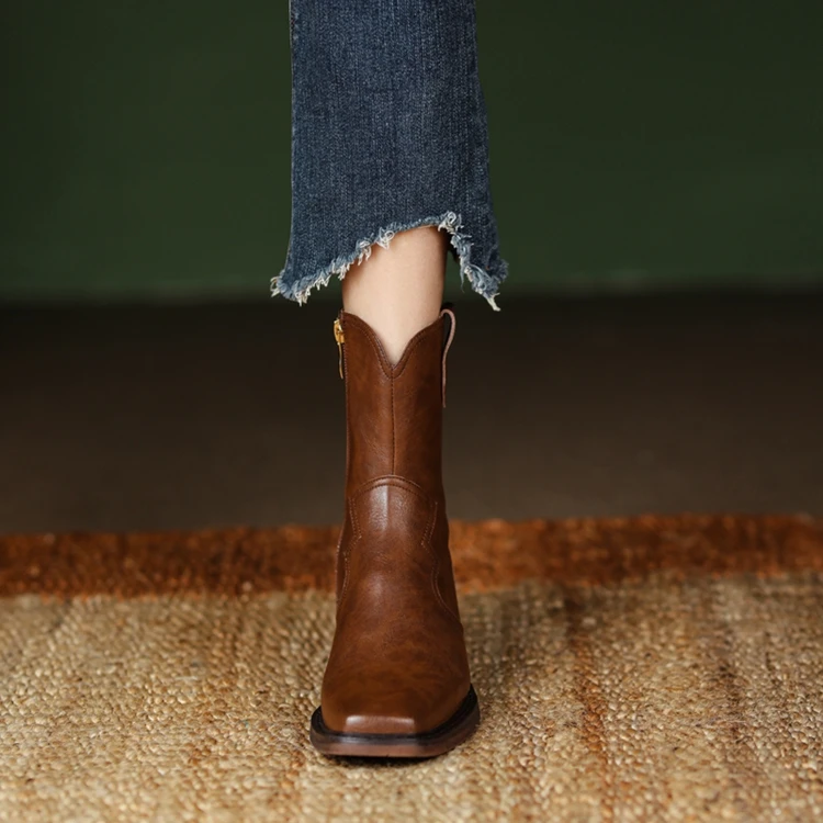 New Fall Shoes Women Genuine Leather 