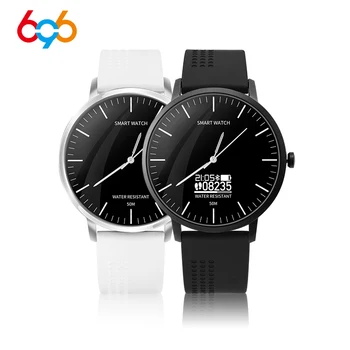 

696 HD06 Smart Bracelet Double Touch 5ATM Waterproof Tempreature Display Heart rate Walking exercise monitoring Smart Watch