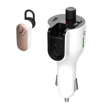 

G52 USB Car Charger FM Transmitter Bluetooth 5.0 FM Modulator Headset Wireless Aux Audio Privacy Protection Fast Charger