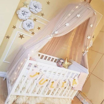 

Home Decoration Dome Tent Mosquito Net Children Bedroom Universal Playing Nursery Castle Game Princess Bed Canopy Mesh Hanging