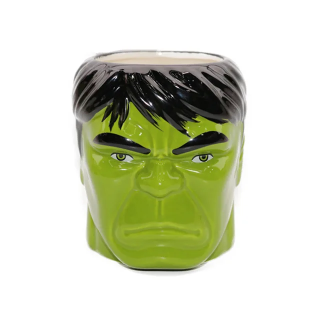 6 Новые кофейные кружки Marvel, Мстители, чайные чашки и кружки, Бэтмен, Тор, Супермен, Железный человек, Халк, Человек-паук, Капитан Америка, керамическая кружка - Цвет: 6