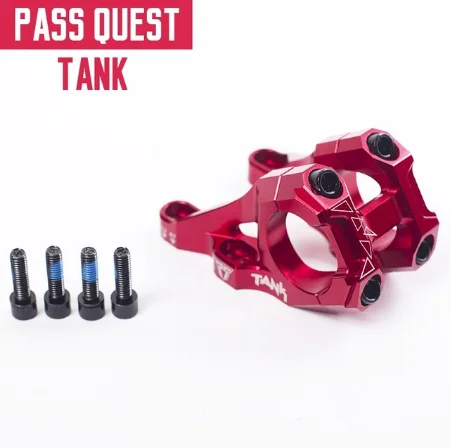 Pass Quest руля бака 31,8 мм для горного велосипеда, руля велосипеда DH FR ENDURO - Цвет: red
