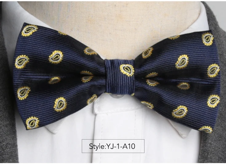 Мужской галстук-бабочка, модный галстук, мужская рубашка, аксессуары, подарочные галстуки, мужские галстуки-бабочки, формальный галстук, деловой, Свадебный, регулируемый галстук-бабочка - Color: ZY-YJ-1-A10