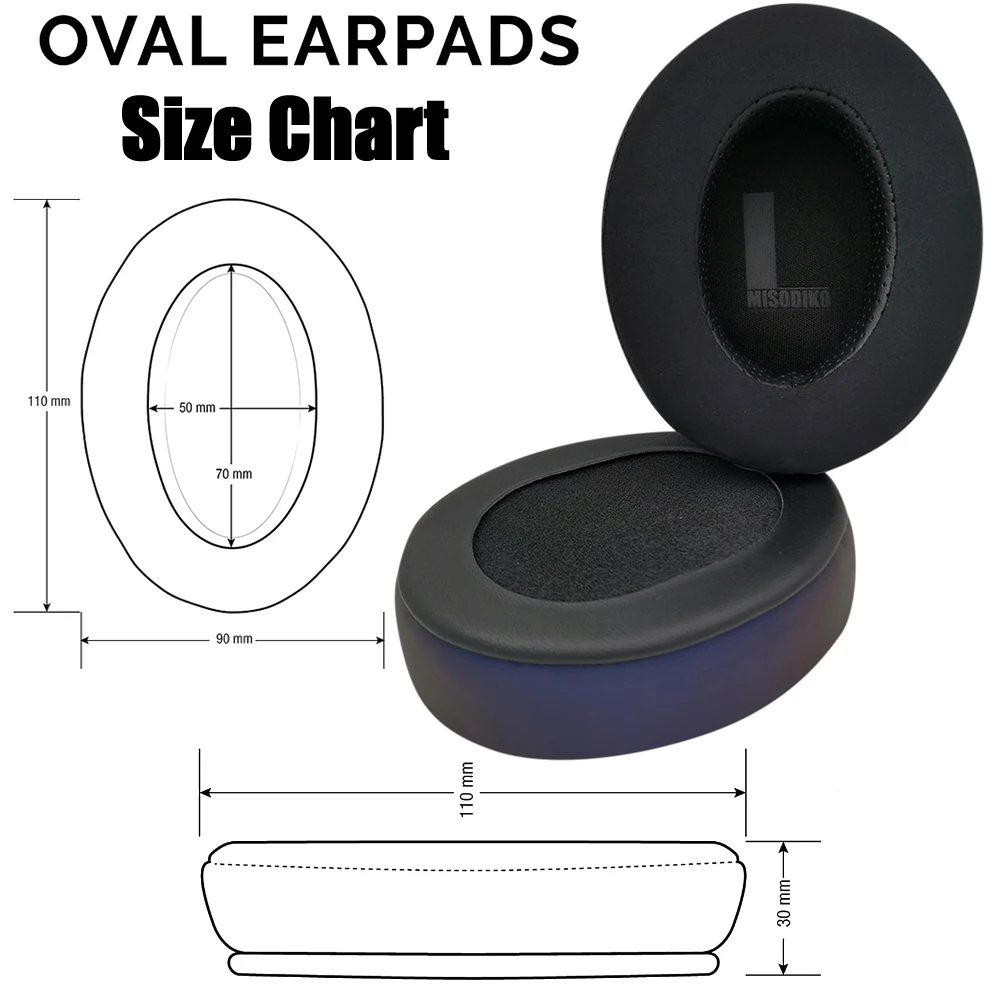 Almofadas de Fone de Ouvido Almofadas de Substituição para Teelseries Misodiko Arctis 5 7 Pro 9x Matéria-prima Confortável 1 - 3 - Image 5