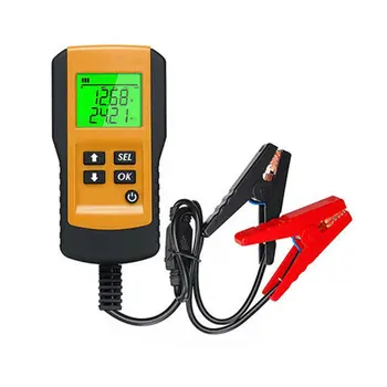 

Digital Vehicle Car Battery Tester Automotive Car Accumulator Battery Condition Analyzer Voltage Ohm Cca Test Detector