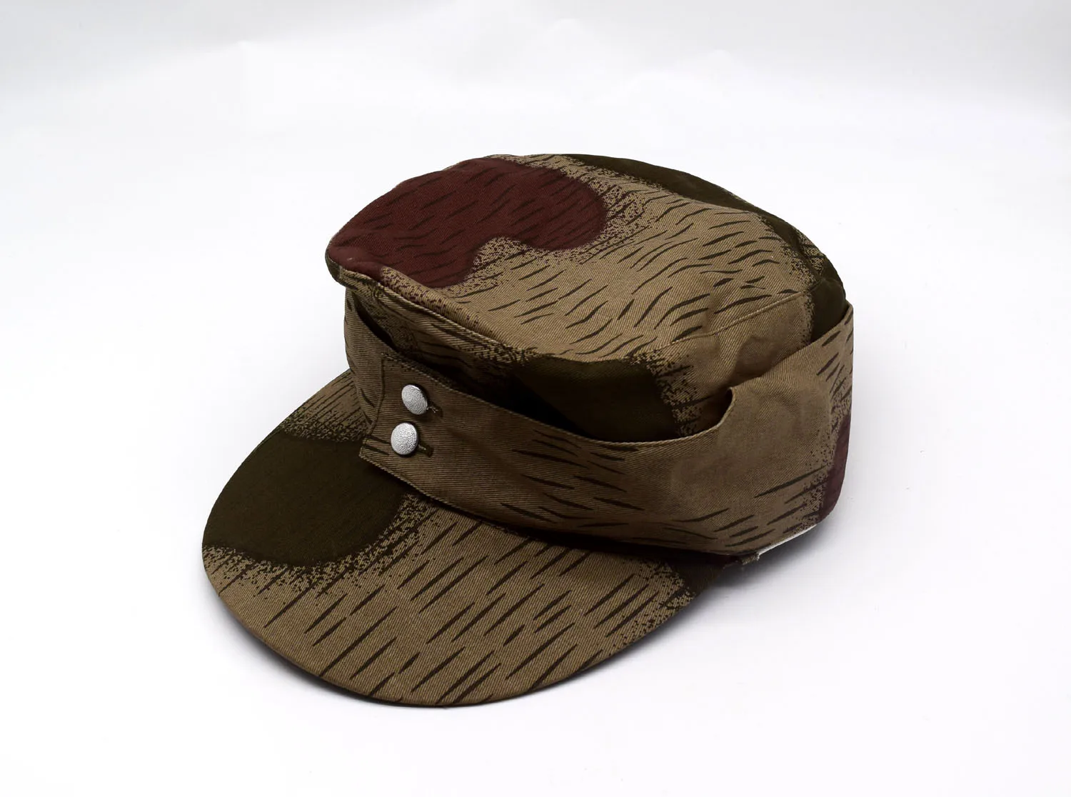 M43 SPLINTER CAMO B HAT FIELD CAP MILITARY REENACTMENT GERMAN ARMY ELITE
