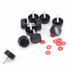 10pcs/lot Universal Fishing Spinning Reel Handle Screw Cap Cover with Gaskets Fishing Accessories