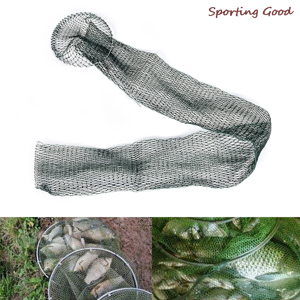 1pcs Beautiful Design Fishing Tackle Portable Fish Cage Small Quick-drying Folded Fishing Nets Tackle