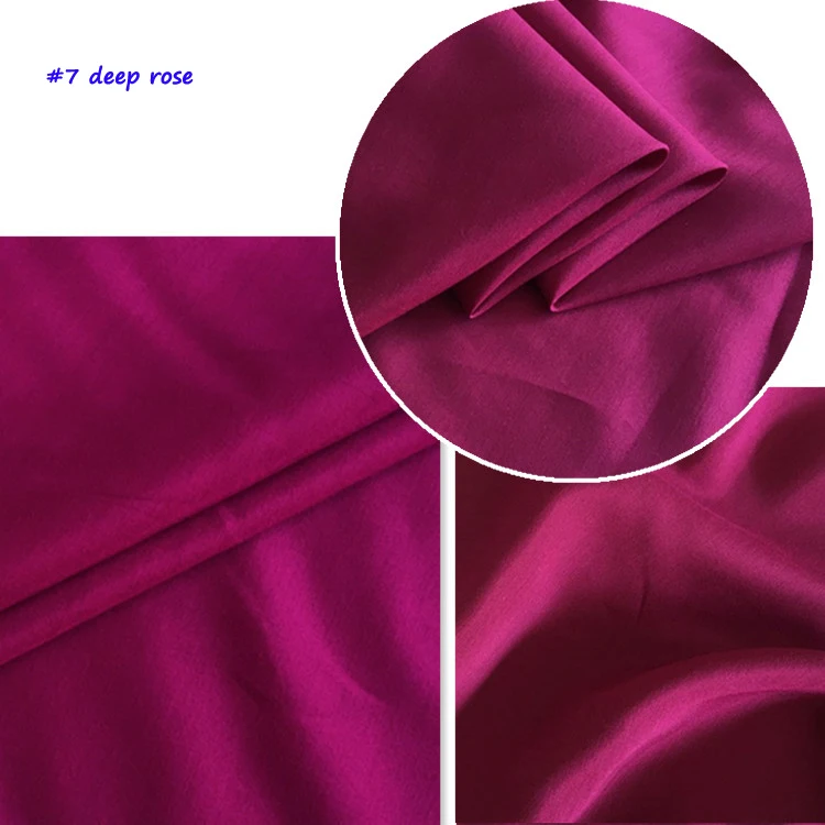 Luxurious Pure White Silk-Cotton Fabric for Dress Linings - Lightweight & Soft