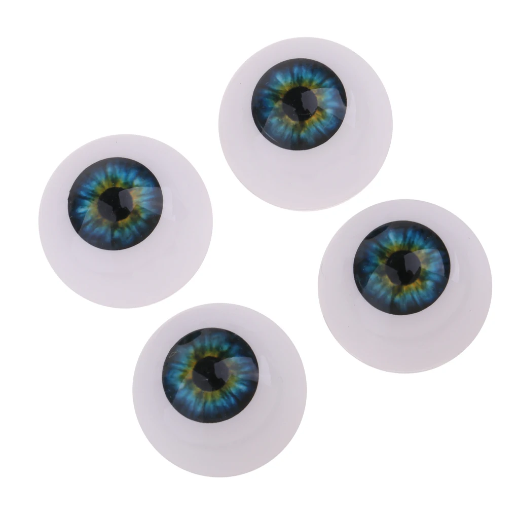 22mm Acrylic Eyeballs Eyes for Newborn Baby Doll BJD DOD DZ Doll Accs DIY