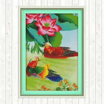 

The Morning Dew Needlework Embroidery Patterns DIY Crafts 14ct 11ct Count Print Canvas Cross Stitch Package Embroidery Kits