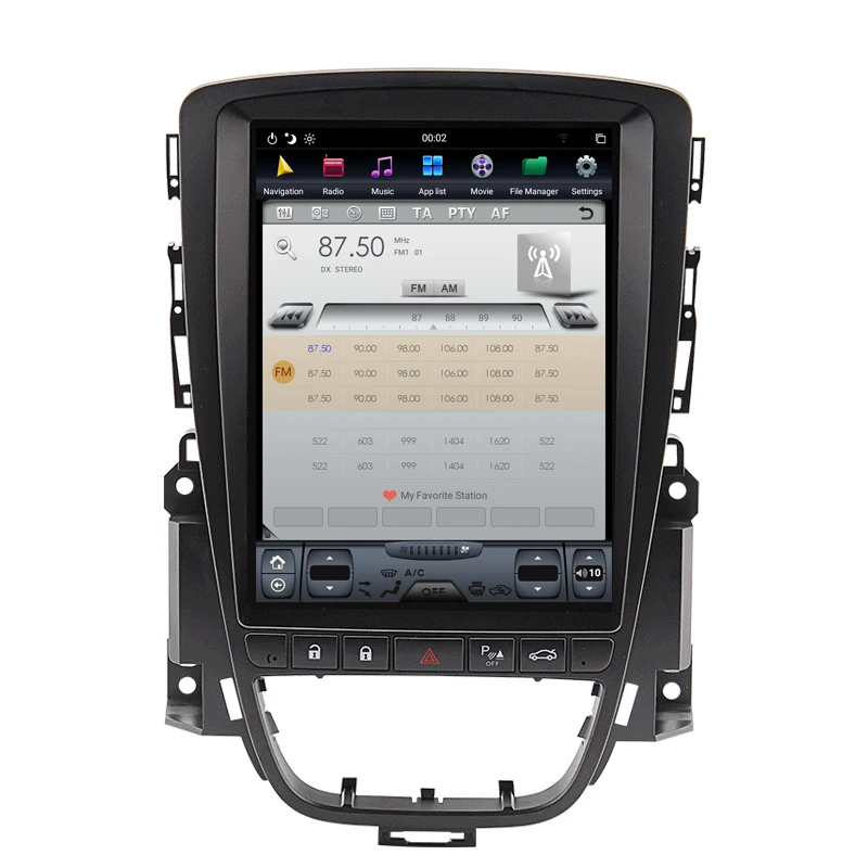 Excellent NAVITOPIA 10.4inch 4G+64GB Tesla Style Vertical Screen Android 8.1 Car DVD GPS Navigation for Buick Excelle XT for Opel Astra J 11